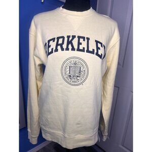 Big Cotton Gear Berkeley University Crewneck Sweatshirt Women S Cream Ivy Prep